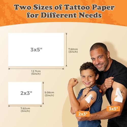 Phomemo Temporary Tattoo Makers,TK32 Tattoo Printer Create Custom Temporary Tattoos for All Ages,Sticker Maker Painting Kit with 50 Papers,8 Markers,for Parties,Events,Gifts & Creative Fun,Black — view 5