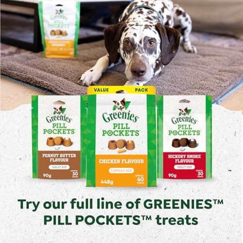GREENIES PILL POCKETS Dog Treats Capsule Size Natural Soft Chicken Flavor, (30 Treats) 7.9oz. Pack — view 7