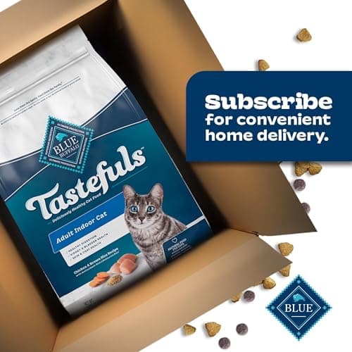 Blue Buffalo Tastefuls Chicken & Brown Rice Recipe Dry Indoor Cat Food for Adult Cats, Real Chicken First, Deliciously Healthy Natural Cat Food, Supports Digestive Care and Coat Health, 3 lbs. — view 10