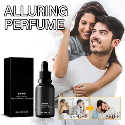 Pheromone Perfume for Women, Long Lasting Floral Scent with Jasmine & Rose, Alluring Fragrance Oil for Confidence, Non-Greasy Attraction Cologne, Portable 15ml Travel Size for Date Night (1 Pcs)