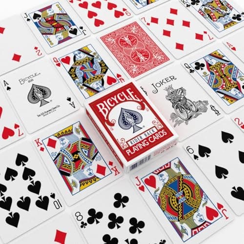 Bicycle Rider Back Playing Cards 2 Pack Poker Size Red and Blue — view 4