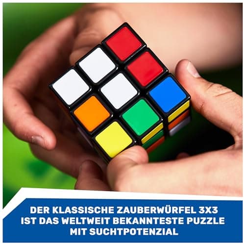 Rubik's Cube, The Original 3x3 Cube 3D Puzzle Fidget Cube Stress Relief Fidget Toy Brain Teasers Travel Games, for Adults and Kids Ages 8 and up, Packaging May Vary — view 2