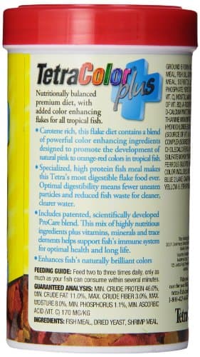 TetraColor PLUS Tropical Flakes with Color Enhancing 2.2 Ounce (Pack of 1) — view 5