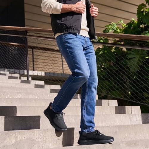 Bruno Marc Men's Slip on Walking Shoes Lightweight Breathable Comfortable Casual Sneakers,Size 10.5,All Black,SBWA26002M — view 2