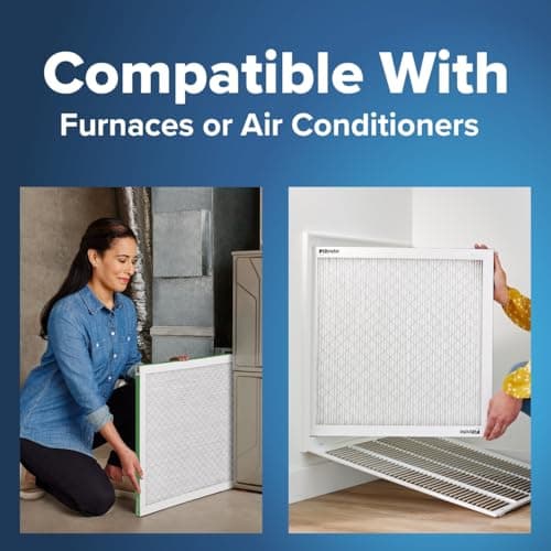 Filtrete 14x25x1 AC Furnace Air Filter, MPR 700, MERV 8, Tough on Pollen, Easy on Airflow, 3-Month Pleated 1-Inch Electrostatic Air Cleaning Filter, 2-Pack (Actual Size 13.81 x 24.81 x 0.81 in) — view 4
