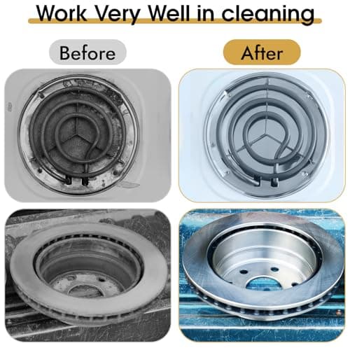 Wire Brush for Cleaning, Small Brass Steel Nylon Brush, Metal Rust Remover — view 5