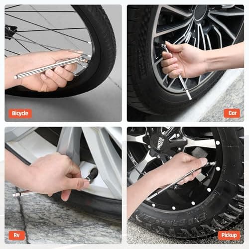 ETENWOLF Pencil Tire Pressure Gauge 6 Pack (10-50PSI, 20-120PSI) — view 4