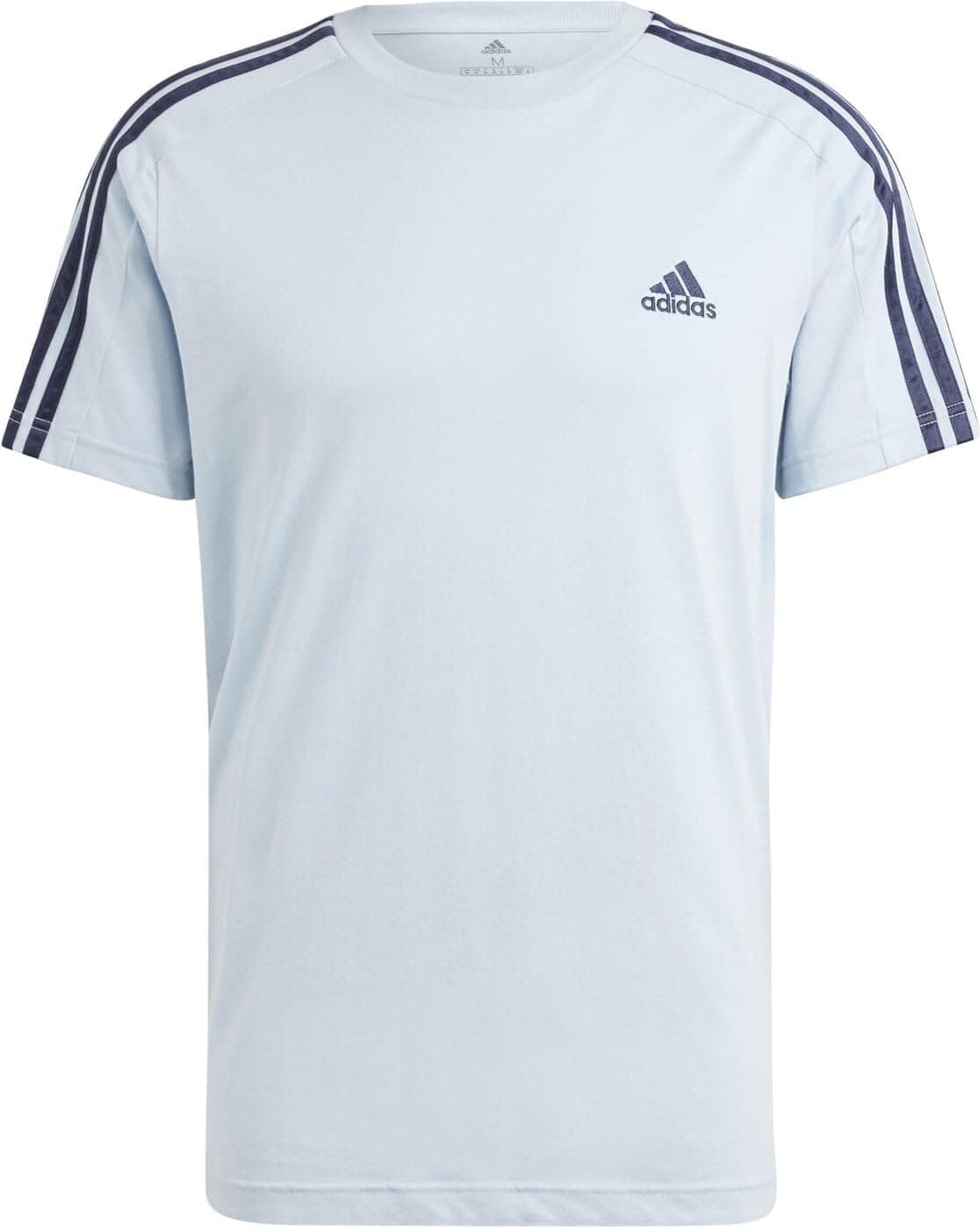 adidas Essentials Single Jersey 3-Stripes tee Camiseta de Manga Corta Hombre (Pack de 1) — view 26
