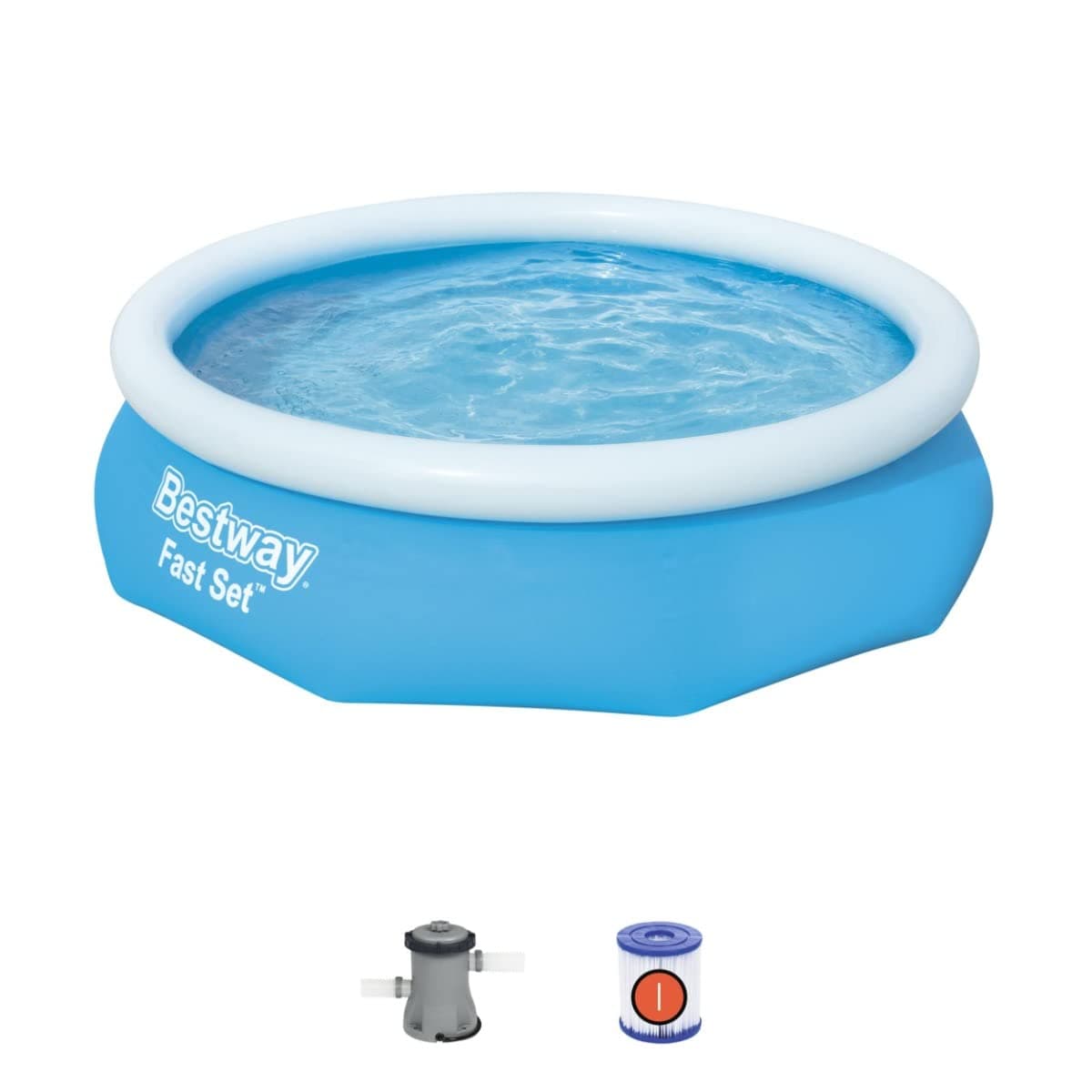 Bestway 6ft x 20in Blue Round Fast Set Inflatable Above Ground Pool — view 7