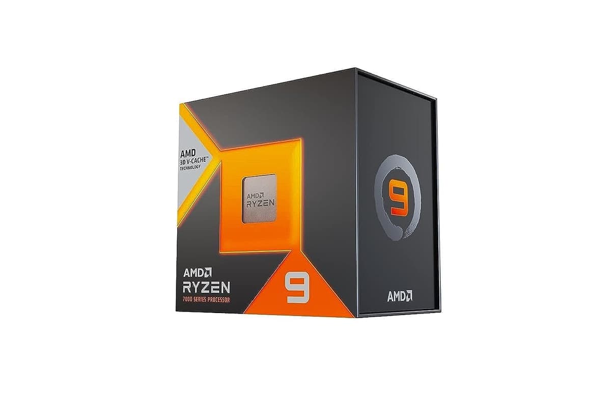 AMD Ryzensets 7 7800X3D Processor with 3D V Cache technology (integrated Radeon Graphics, 8 cores/16 threads, 120W TDP, AM5 Socket, 104MB cache, up to 5.0 GHz max boost, no cooler) — view 9