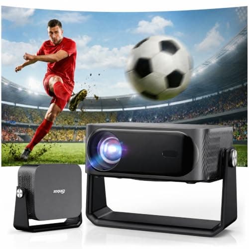 [2000 ANSI/Auto Focus & Keystone/Built-in APP] 4K Outdoor Projector with Wifi and Bluetooth, Smart Portable Projector Compatible with Netflix/YouTube & Dolby, Home Theater Projector with HDR10+