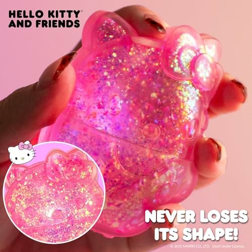 Hello Kitty® and Friends SLIMYGLOOP Gelli Gels – Hello Kitty, Slow Rising Sensory Squeeze Toy with Glitter, Gel Filled Fidget Toys — view 2