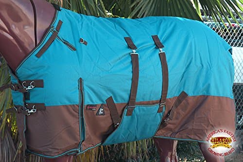 HILASON 1200D Winter Waterproof Poly Horse Blanket Belly Wrap | Turnout Blankets for Horses — view 2