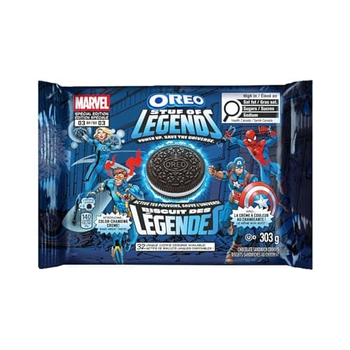 Marvel Oreo Stuf of Legends cookies, Limited Edition Colour Changing Creme, 303g — view 3