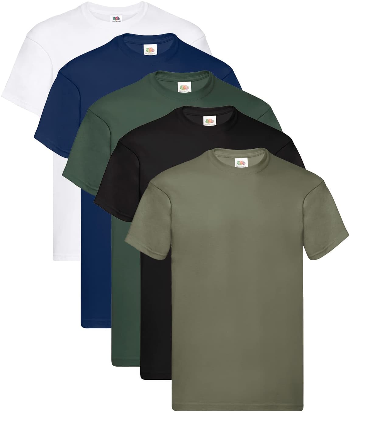 Fruit of the Loom Men's T-Shirt Iconic Tee, Lightweight Ringspun Tee, 5 Pack — view 7