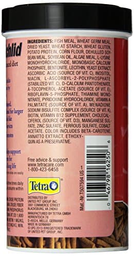 TetraCichlid Floating Cichlid Sticks 5.65 Ounces, Nutritionally Balanced Diet — view 2