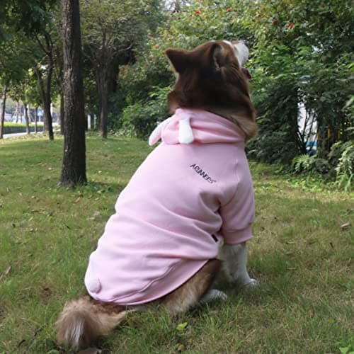 ARUNNERS Large Dog Costume Hoodie, Bunny, 4XL — view 2