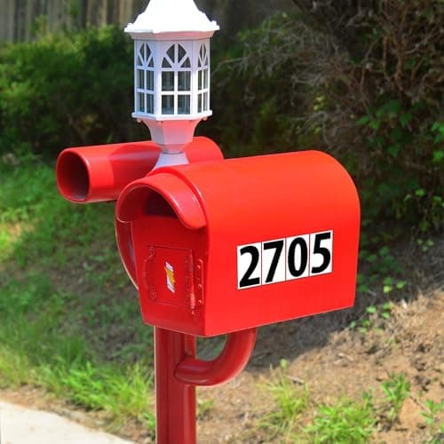400 PCS Number Stickers, 2" x 1" Waterproof Mailbox Number Label, Consecutive Numbers 0-9, Self-Adhesive and Residue-Free, Ideal for Mailboxes, Storage Boxes, Organizers, Cabinets and More — view 5