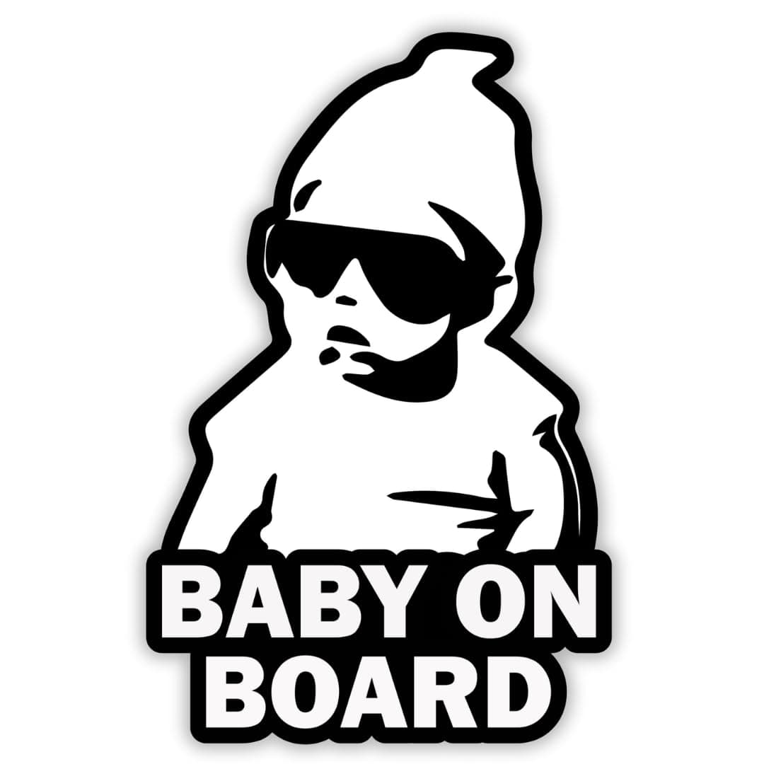 TOTOMO # ALI-020 Etiqueta adhesiva de bebé a bordo Signo de aviso de seguridad para autoventa - Seeling Baby Boy — view 9
