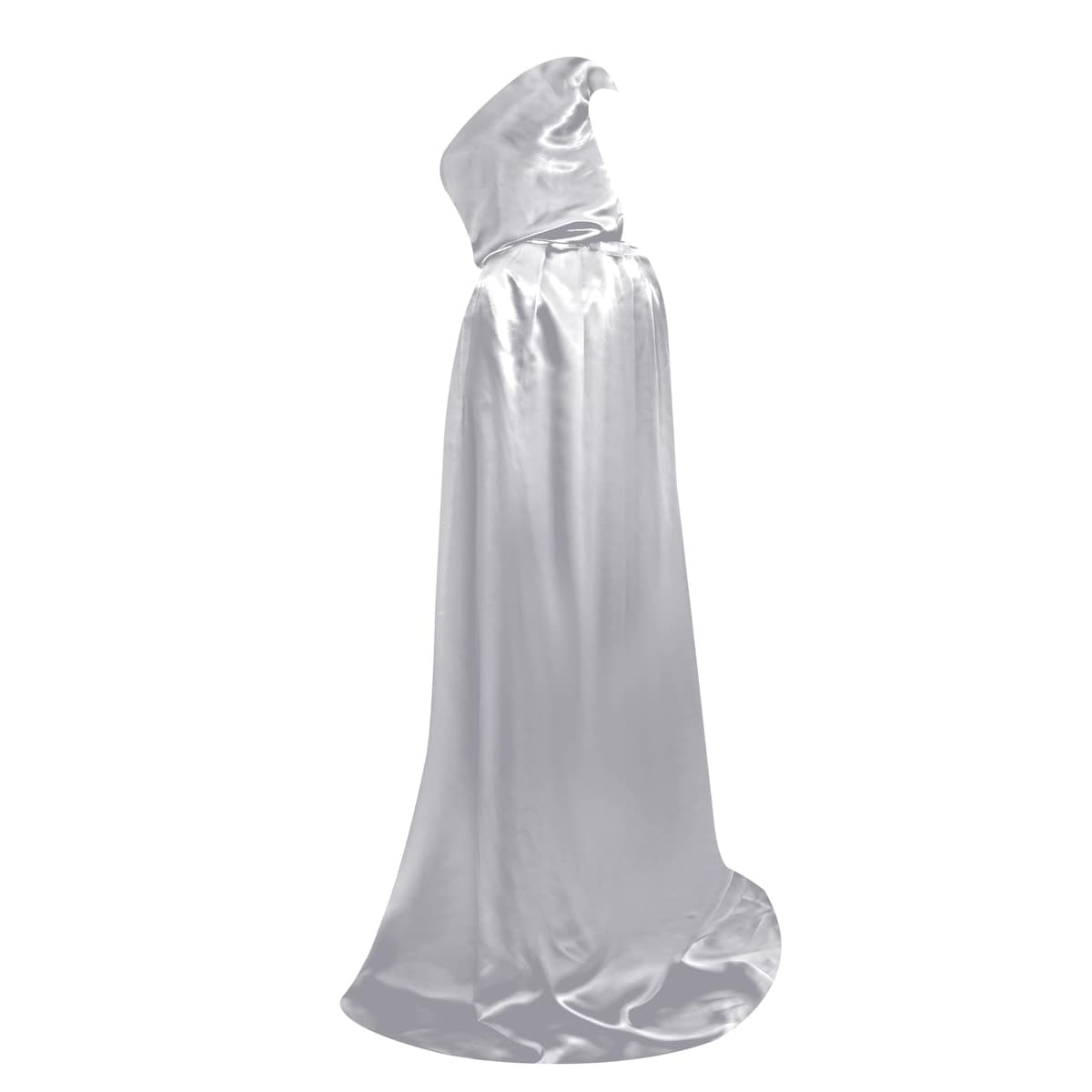 Proumhang Larga Capa con Capucha Medieval Vampiro Traje de Bruja Mujer Halloween Disfraz Carnaval Navidad Adulto — view 2