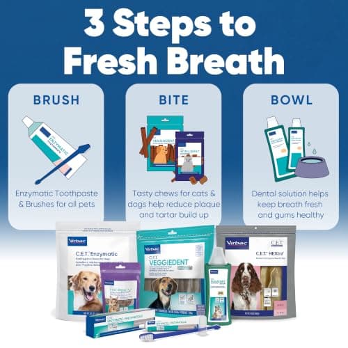 Virbac C.E.T.® Enzymatic Oral Hygiene Chews for Dogs, X Small - Plaque & Tartar Control - Single Layer Beefhide with Exclusive Dual-Enzyme System & Tasty Chicken Flavor - Easy to Give Dog Dental Chew — view 7