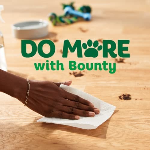 Bounty Paper Towels Quick Size, White, 16 Family Rolls = 40 Regular Rolls — view 4
