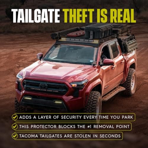 Cali Raised LED Tailgate Theft Protector, Made in USA, for 2024+ Tacoma — view 3