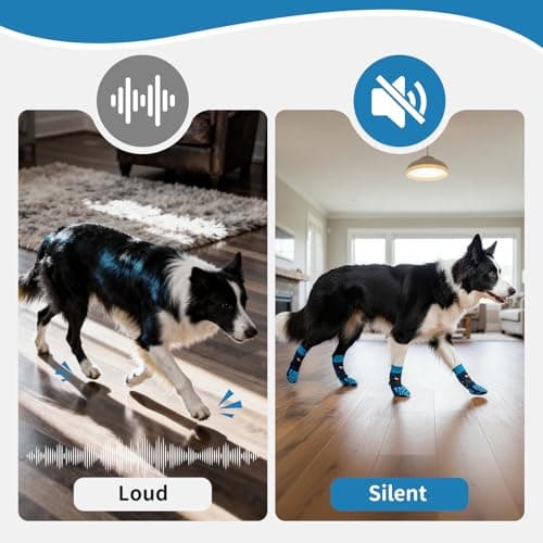 COOHAMS Non-Slip Dog Socks&Owner Sock Set Extra Grip — view 4