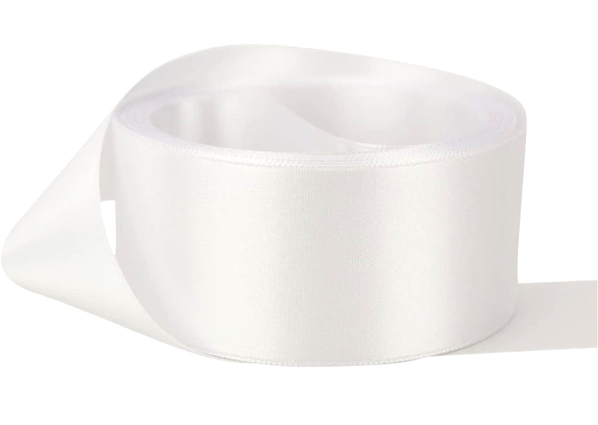 Satin Ribbon. 38mm Wide 5 Meters (Dark Green) Gift Wrap Ribbon, Ribbons for Gift Wrapping, Christmas Ribbon, Gift Wrapping Ribbon for Crafting, Wedding Party Decor — view 324
