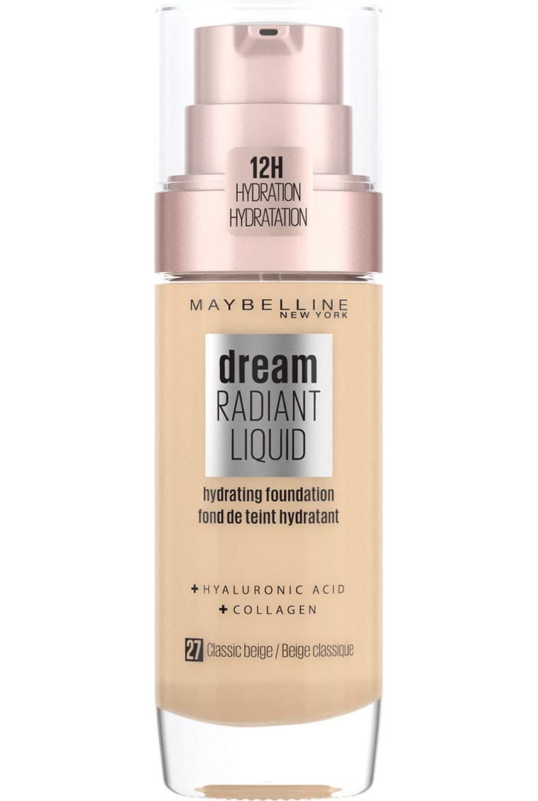 Maybelline Foundation, Dream Radiant Liquid Hydrating Foundation with Hyaluronic Acid and Collagen - Lightweight, Medium Coverage Up to 12 Hour Hydration, 30 Sand — view 28