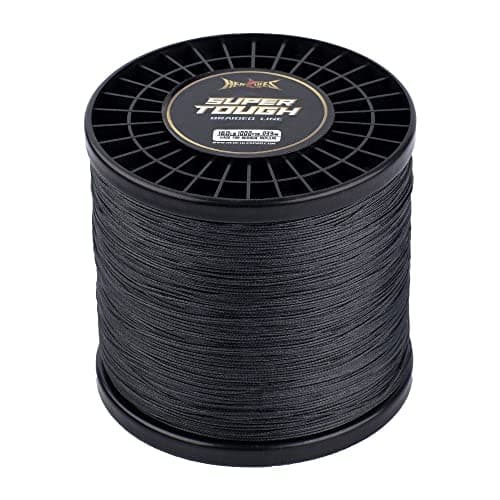HERCULES Super Tough Braided Fishing Line 20 pounds Test Black 20LB (1000 Yards) - 4 Strands — view 6