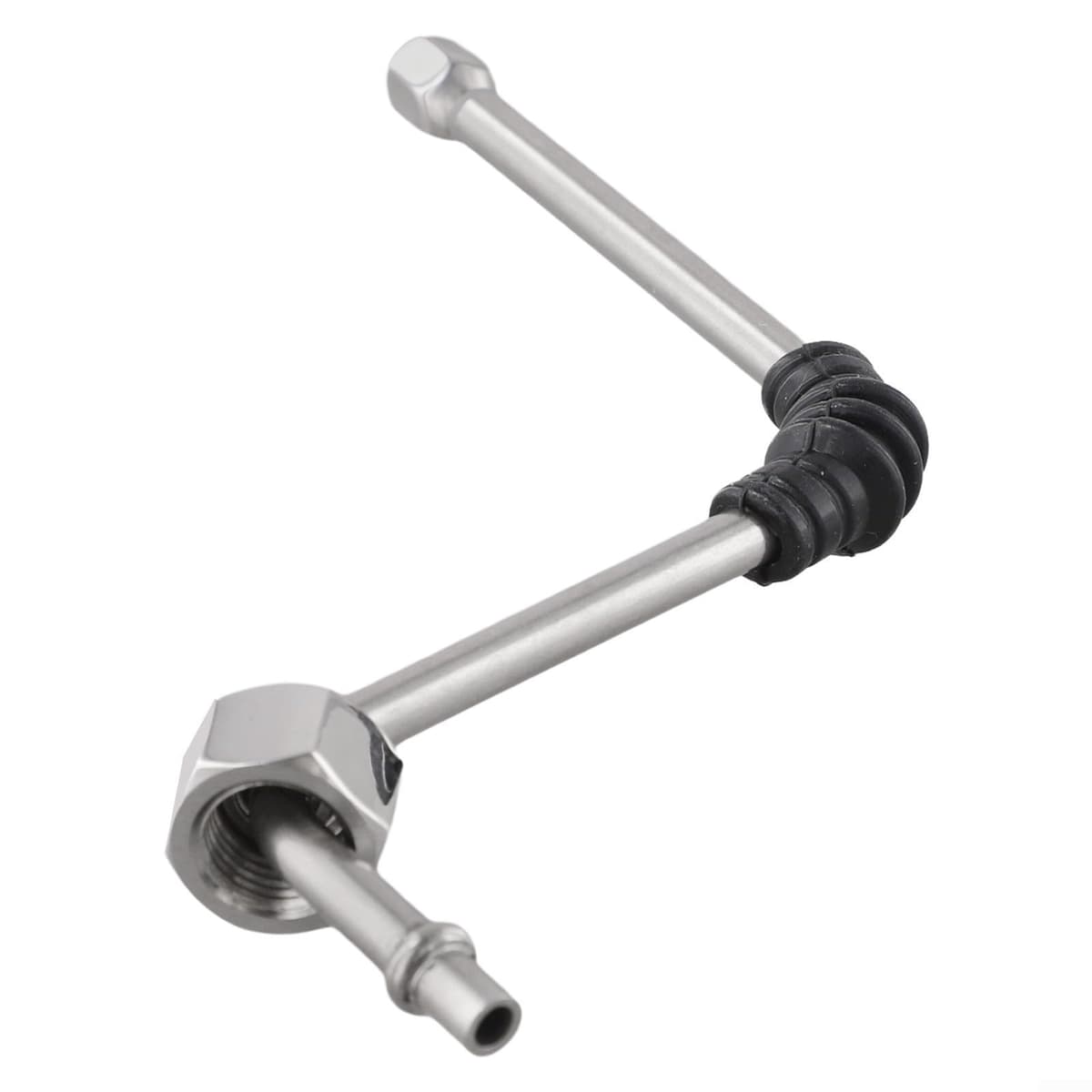 Varita de vapor mejorada para Dedica EC680 EC685 ECP35 Series, boquilla espumadora de leche de 6 mm con codo de goma antiquemaduras, pieza de repuesto de brazo de vapor de acero inoxidable (3 agujeros — view 4