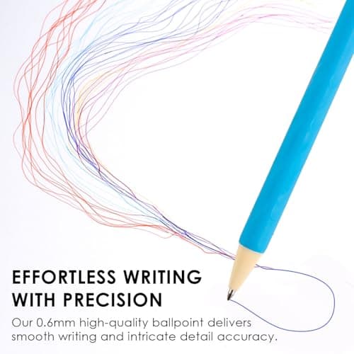Grabie Erasable Gel Pens, Medium Point 0.7 mm Erasable Pens, Make Mistakes Disappear for Drawing Writing Planner, Pack of 9 Assorted Colors — view 3