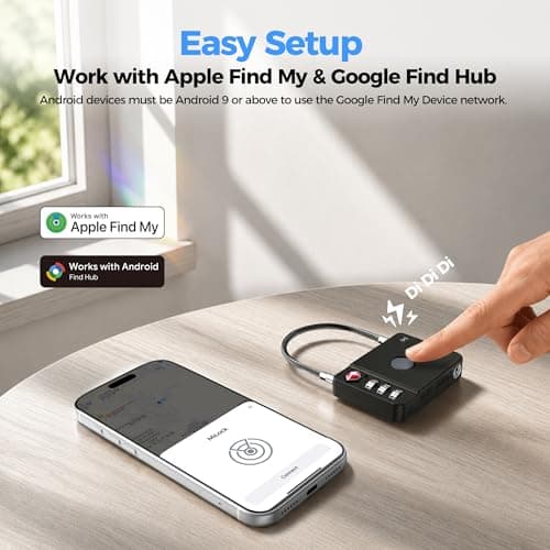 MiLi Smart TSA Luggage Lock Anti-Lost Design with Bluetooth Tracker — view 2