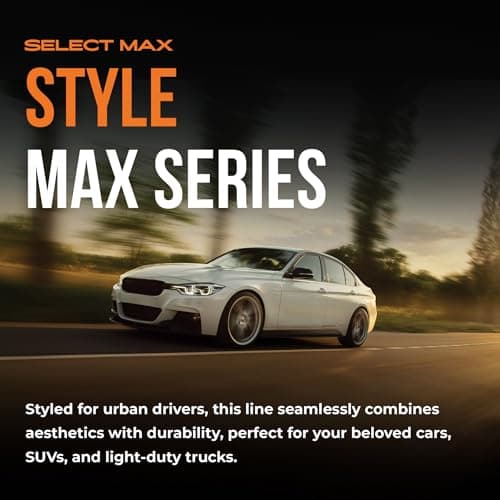MAX Advanced Brakes - Brake Kit For 2014-2023 Jeep Cherokee (w/Dual Piston Fr Caliper)| Carbon Ceramic Brake Pad and Rotor Kit Front and Rear| Daily Performance Cross-Drilled Brake Rotors — view 2