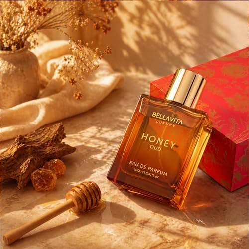 Bellavita Luxury Honey Oud Eau de Parfum | 100 ml (3.4 fl.oz.) | Perfume for Men and Women | Sweet Honey, Bergamot, Oud, and Amber Notes | Women's Day Special — view 8