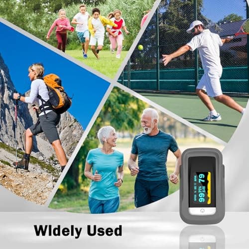 Finger Pulse Oximeter Blood Oxygen Monitor OLED display For Adults and Children, Household Blood and Oxygen Machine — view 4