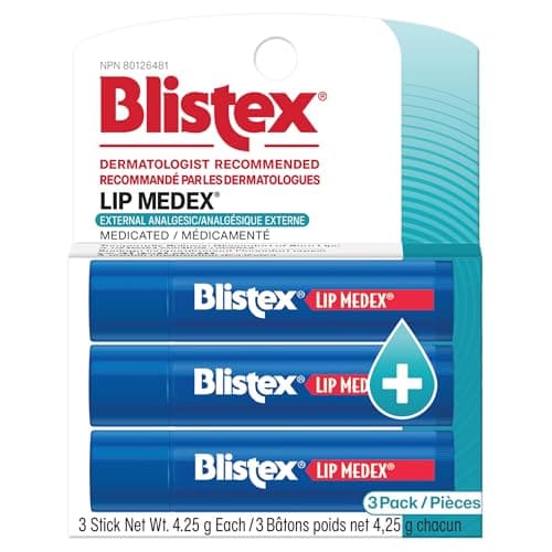 Blistex Lip Medex Stick Value Pack 3 count
