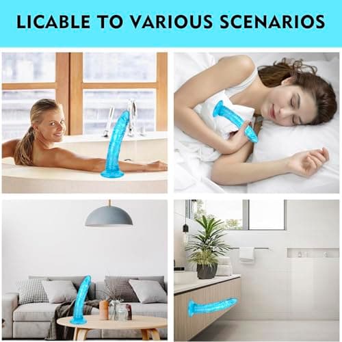 11'' Huge Realistic Dildo with Lifelike Texture,Big G spot Anal Dildos with Strong Suction Cup for Hands-Free Play, Giant Blue Dildo Soft and Firm Poke Suitable for Women/Men/Couples — view 5