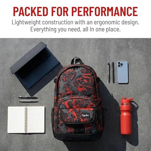 rickyh style School Backpack Travel Bag for Men & Women Lightweight College Back Pack with Laptop Compartmen — view 4