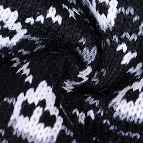 CuteBone Christmas Reindeer Dog Sweater with Leash Hole for Small Dogs — view 4