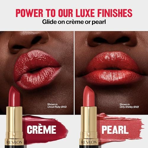 REVLON Lipstick, Super Lustrous Lipstick, Creamy Formula For Soft, Fuller-Looking Lips, Moisturized Feel, 755 Bare It All, 0.15 oz — view 8