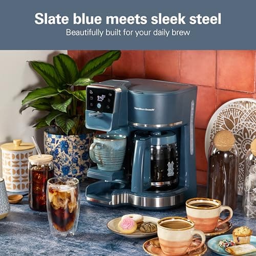 Hamilton Beach 2-Way Drip Coffee Maker & Single Serve Coffee Machine