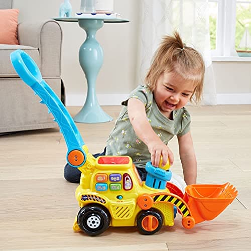 VTech Pop-a-Balls Push and Pop Bulldozer, Yellow — view 8