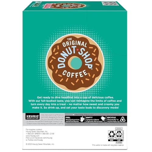 The Original Donut Shop Regular, Single-Serve Keurig K-Cup Pods, Medium Roast Coffee Pods, 96 Count — view 4