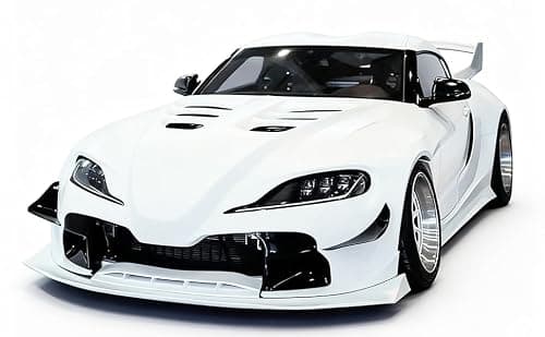 LZLRUN White Car Matte Vinyl Wrap Adhesive Film Decal Sheet 1ft x 5ft — view 3