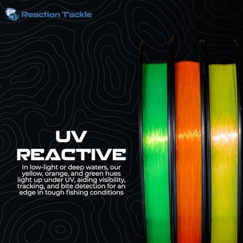 Reaction Tackle Monofilament Fishing Line- Strong and Abrasion-Resistant Nylon Mono Fishing Line, Freshwater and Saltwater Fishing Line Clear 120/430 (1LB Spool) — view 4
