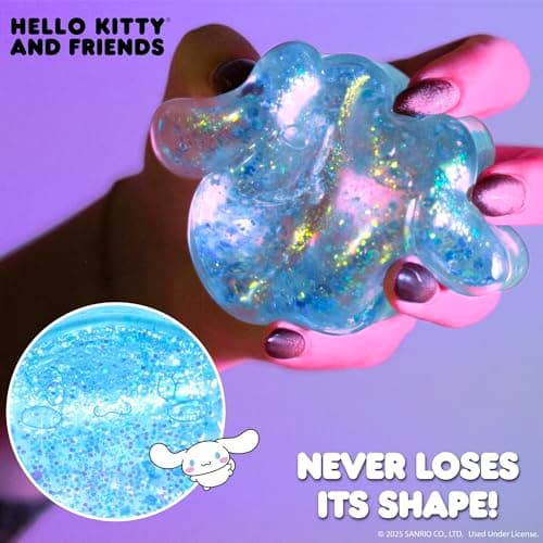 Hello Kitty® and Friends SLIMYGLOOP Gelli Gels – Cinnamoroll™, Slow Rising Sensory Squeeze Toy with Glitter, Gel Filled Fidget Toys — view 2