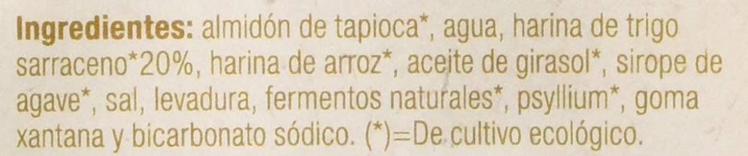 El Granero Integral - Pan Payés con Trigo Sarraceno Sin Gluten BIO - 250 g - Alto Contenido en Proteínas y Minerales - Apto para Veganos y Celíacos - Alimento Natural — view 3