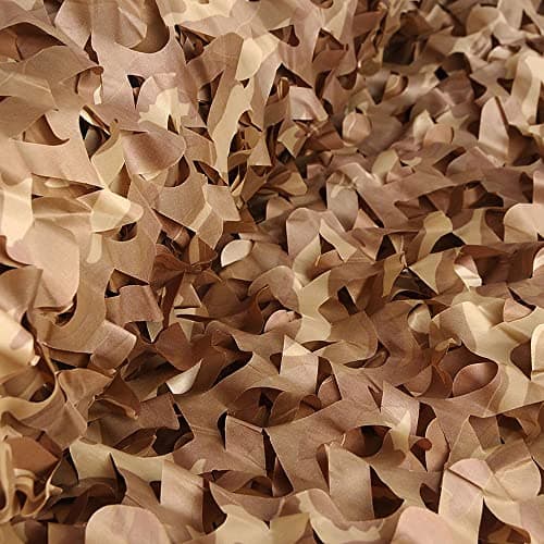 TENCEN Dual Mesh Custom Camouflage net for Blind Decor Courtyard Sunshade Photo Camp Fish Farm Factory Shelter Car Concealment Party Exhibit Backdrop Curtain Ceiling Fence Canopy Cover — view 4